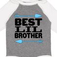 thumbnail image 4 of Inktastic Best Lil Brother Boys Long Sleeve Baby Bodysuit, 4 of 5
