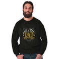 thumbnail image 4 of Trophy Dad Worlds Greatest Father Men's Crewneck Sweatshirt Brisco Brands S, 4 of 6