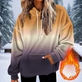 thumbnail image 2 of Ashirexll Womens Long Sleeve Tops, Womens Hoodies Pullover, Fashion Loose Casual Long Sleeve Hooded Pocket Pullover Solid Color, 2 of 5