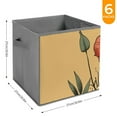 thumbnail image 6 of Collapsible Oxford Fabric Storage Cubes with Handles, Large Mid Foldable Oxford Cloth Bins Set of 2/6, Closet Organizers for Shelves Clothes Home Kitchen Toy - 9155qbcv, 6 of 7