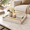 Ivory, variant on Shagreen Leather Serving Tray With Handles-17.7x11.8 Inch Large Wooden Decorative Ottoman Fro Coffee Table Kitchen Dining And Hom