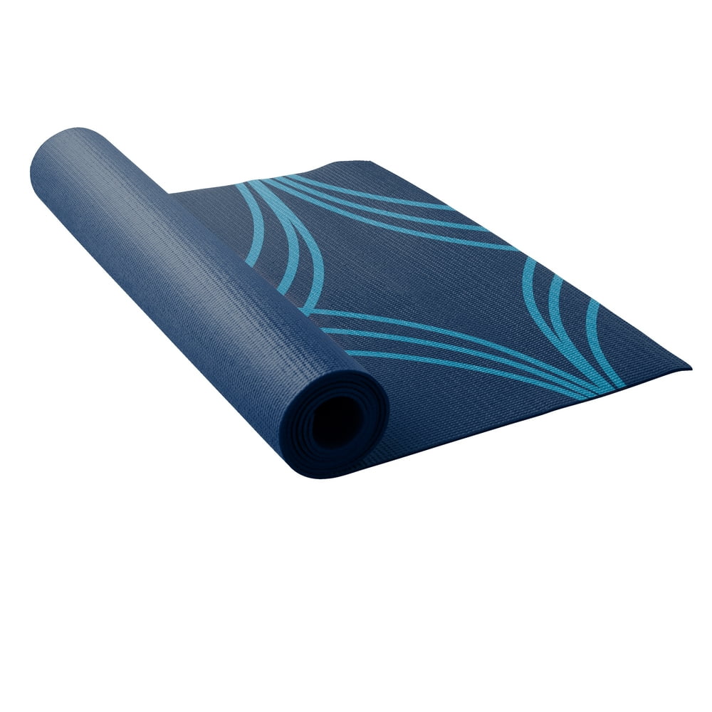 Lotus Printed Yoga Mat with NonSlip Surface, 3mm