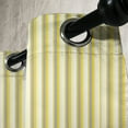 thumbnail image 4 of Ambesonne Yellow Grommet Curtain, Stripes in Soft Colors, 50" x 63", Yellow Grey Coconut, 4 of 6