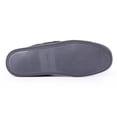 thumbnail image 4 of Minnetonka Men's Pile Lined Moccasin Slippers with Hard Soles, 8, Charcoal, 4 of 9