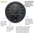 thumbnail image 4 of SonTech White Noise Sound Machine, 10 Natural Soothing Soundtracks, Multiple Timer Settings, Battery, Adapter Charging Options, 4 of 7