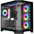 thumbnail image 1 of Gabinete Gamer XZEAL X-TRON ATX Media Torre 4 Fan Cristal Templado ARGB negro, 1 of 5