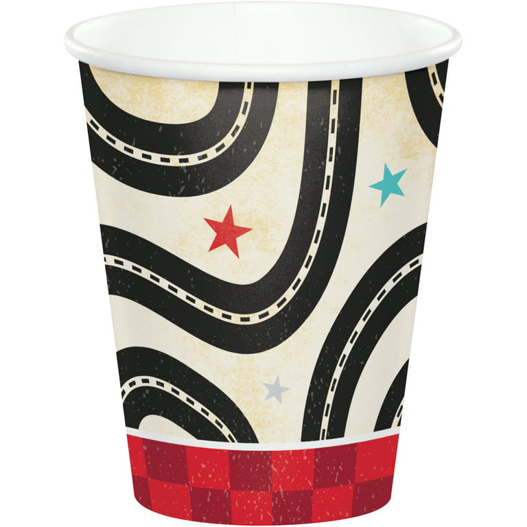 Creative Converting Plastic Cups, Stars & Stripes, 16 Ounce - 8 cups