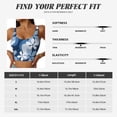 thumbnail image 6 of Vsdgher Flower Print Women Sleeveless Athletic Tank Top Built-in Bra Camisole Sports Vest for Yoga Running Fitness Exercise with Removable Pads, 6 of 8