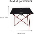 thumbnail image 2 of Outdoor Folding Table Folding Camp Table Suitcase Party Table Portable Banquet Table Travel Aluminum Alloy Red, 2 of 4