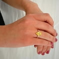 thumbnail image 6 of Yellow Sapphire Teardrop Statement Ring, 6 of 11
