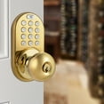 thumbnail image 4 of MiProducts Corp Electronic Touchpad Keyless Entry Door Lock Gold Brass Finish, 4 of 7