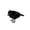 E002- Style B, variant on Halloween Party Decor, Black Party Decorations, Halloween Shelf Decor, Yard Decor, Full Feather Black Crow Desktop Ornament, Fits Indoor Table, Outdoor Lawn, Haunted House and