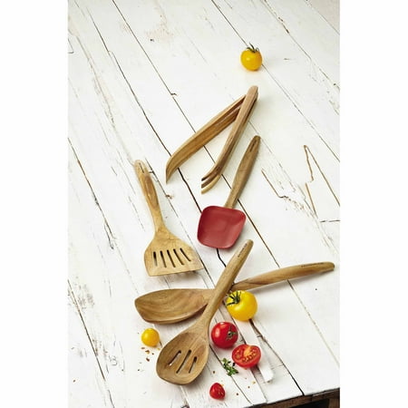 Rachael Ray Cucina Tools 5-Piece Wooden Tool Set, Red