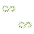 thumbnail image 4 of Hojas colgantes artificiales Advancent 12 Uds hiedra vid guirnalda falsa plantas autoensamblaje al aire libre para Navidad baño jardín 2Conjunto, 4 of 6