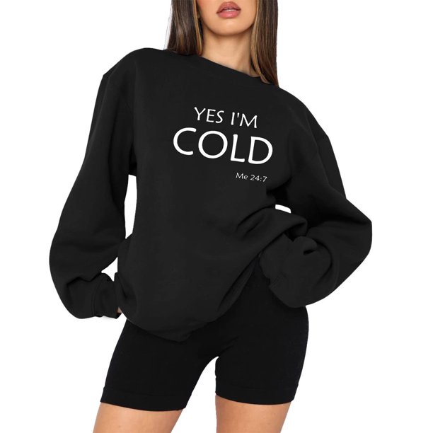 Ichuanyi liquidación mujer casualidad casual tops redonda de cuello redonda de blusa suelta sudadera gráfica ICHUANYI WER202308212943