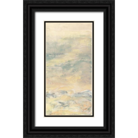 Shanti, Shima 18x32 Black Ornate Wood Framed with Double Matting Museum Art Print Titled - Quietude II