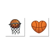 Basketball Temporary Tattoo Pack