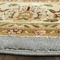 thumbnail image 4 of SAFAVIEH Lyndhurst Pearl Traditional Bordered Area Rug, Light Blue/Ivory, 8' x 8' Round, 4 of 4