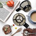 thumbnail image 3 of Stainless Steel Coffee Maker with Gold Filter for Tea and Coffee Powder Separation, 3 of 5