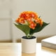 thumbnail image 3 of Simulación de hortensia, bonsái, flor de seda, planta verde artificial, decoración interior, planta artificial en maceta, 3 of 5