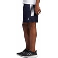 thumbnail image 3 of adidas Mens 3 Stripe Shorts with Zipper Pockets Size: XXL, 3 of 4