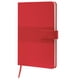 thumbnail image 3 of Paquete 50 piezas Libreta Pismo con 80 hojas de raya con broche magnético rojo 14.5 x 21, 3 of 4