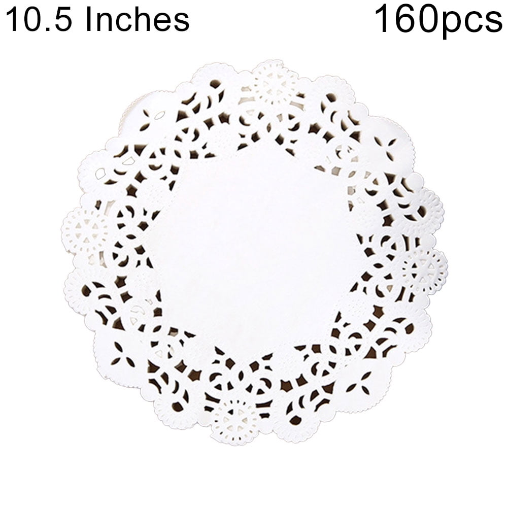 SafePro 6LD 6-Inch White Round Lace Paper Doilies 1000-Piece Case 