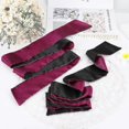 thumbnail image 4 of Satin Sleep Mask Eye Blindfold Blindfold Blinder Sleeping Masks Suit For Adult Couples Lovers 2 Pieces 150cm, 4 of 5