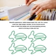 thumbnail image 4 of 100Pcs  Shaped Paper Clip Office Paper Clips Colorful Stationery Paper Clip For Desk Bookmark Office School, 4 of 8
