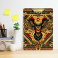 thumbnail image 2 of FORMRS Acrylic Clipboard with Low Profile Clip Standard A4 Letter Size, 12.5" x 9", Retro Abstract Eagle, 2 of 8
