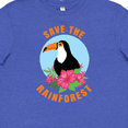 thumbnail image 4 of Inktastic Save the Rainforest Toucan Illustration Youth T-Shirt, 4 of 5