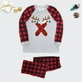 thumbnail image 3 of Ensembles de Pyjama pour Femmes Pyjamas Assortis pour la Famille pour Parents et Enfants Tenue de Nuit Douillette des Fêtes avec Imprimé Festif Pyjamas Assortis d'Automne pour la Famille Ensemble de Noël avec Chien Ensemble de Noël Ours Jaune Pâle TG, 3 of 5
