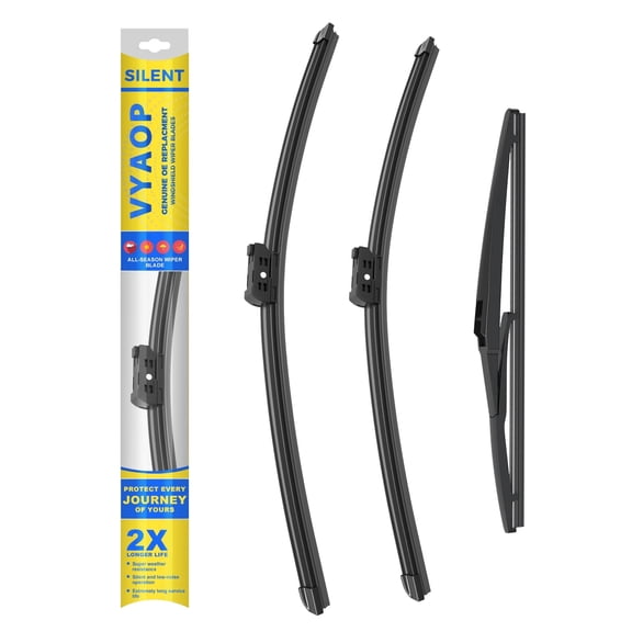 VYAOP Windshield Wipers Replacement for 2014-2020 Smart Fortwo B453 OEM Quality All Season Wiper Blades 20" 20" 7" (3 Pack)
