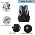 thumbnail image 4 of FORMRS Unisex School Backpack 17" Student Travel Bag with Laptop Compartment, Snow Mountain, 4 of 7