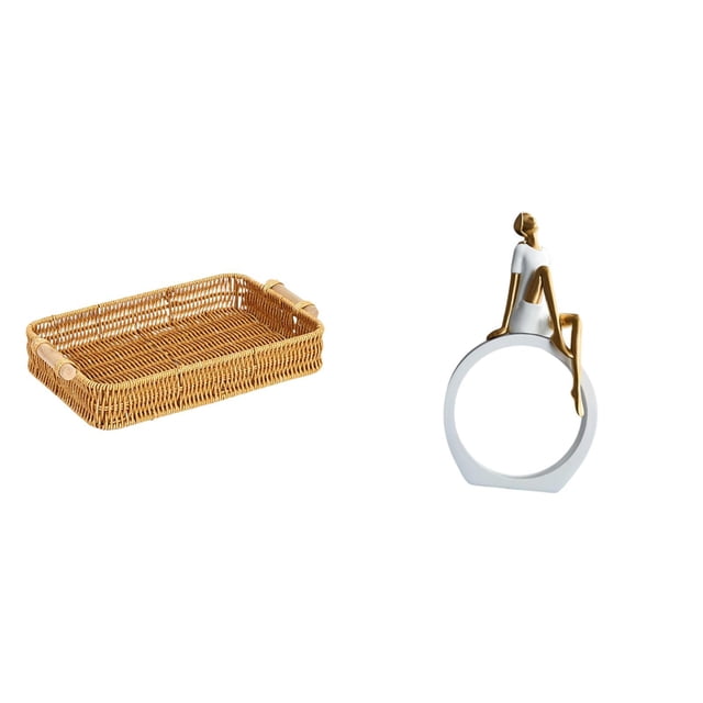 Cesta De Frutas Tejida, Cuenco Para Aperitivos, Plato De Pan, Figura De Niña De Escritorio, Estatua De Mujer, Centro De Mesa, Dormitorio, Regalo Para Lector, Estantería, Escultura Abstracta
