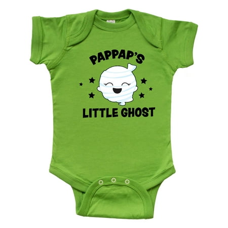 

Inktastic Cute Pappap s Little Ghost with Stars Gift Baby Girl Bodysuit