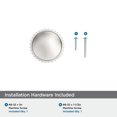 thumbnail image 4 of Amerock Farewind 1-1/4 inch (32mm) Diameter Polished Nickel Cabinet Knob, 4 of 6