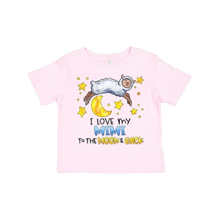

Inktastic I Love my Mimi to the Moon and Back Cute Sheep Boys or Girls Toddler T-Shirt