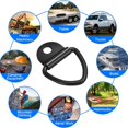 thumbnail image 4 of Generic 4 pieces - Heavy-duty D-locks - steel lashing hooks -, 4 of 5