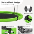 thumbnail image 6 of RedSwing 40" Flying Saucer Tree Swing for Kids Outdoor, Large Round Tire Swing with Heavy-Duty Foam Padded Steel Frame, Adjustable Ropes, 500 lb Capacity, Green, 6 of 8