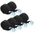 thumbnail image 6 of AUTOXBERT 6Pcs 1 in x 8 ft Lashing Straps Luggage Cargo Cinch Tie Down Straps Adjustable Cam Buckles Car Roof, 6 of 11