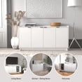 thumbnail image 2 of Prepac Simply Modern 4 Door Accent Cabinet White, 2 of 9