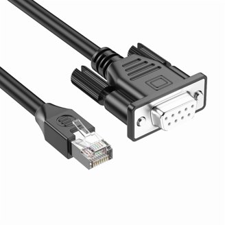 6ft Mini DIN8 To DB25 Serial Cable - Male To Male, 28AWG, For Mac To Modem RS-232 Connections