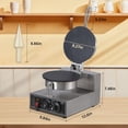 thumbnail image 2 of Commercial Waffle Maker with Non Stick Plates and Adjustable Temperature Timer, Electric Dutch Pancake Dorayaki Machine for Hotel Bakery Restaurant Home, 2 of 7