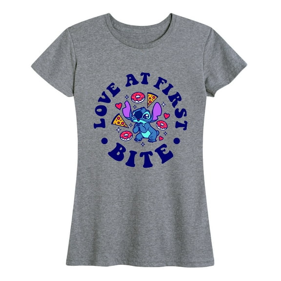 Lilo & Stitch - Love At First Bite - Women's Short Sleeve Graphic T-Shirt