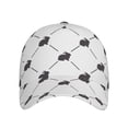 thumbnail image 2 of Daiia Black Rabbit print Baseball Cap Men Women Golf Dad Hat Adjustable Original Classic Low Profile Hat Unconstructed Plain Cap, 2 of 9