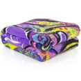 thumbnail image 1 of Dean Russo Giraffe Super Soft Plush Fleece lanza una manta Dawhud Direct Cubrecamas, 1 of 2