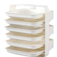 thumbnail image 5 of Food Side Dish Stacking Storage Multilayer Food Sorting Tray Kitchen Multi Function Fruit Vegetable Preparation Plate Wall Mounted, 5 of 5