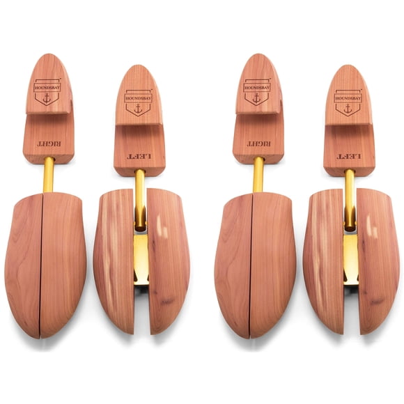 Hormas para zapatos HOUNDSBAY de cedro, paquete de 2 para hombre y mujer