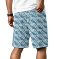 thumbnail image 6 of Cargo Shorts for Men Summer Quick Dry Casual Shorts Drawstring Baggy Comfy Gym Pants Bermuda Soft Sweat Shorts 2XL, 6 of 6
